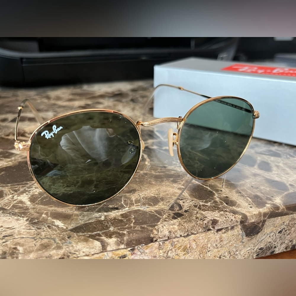 RAY BAN ROUND METAL SUNGLASSES STYLE RB3447